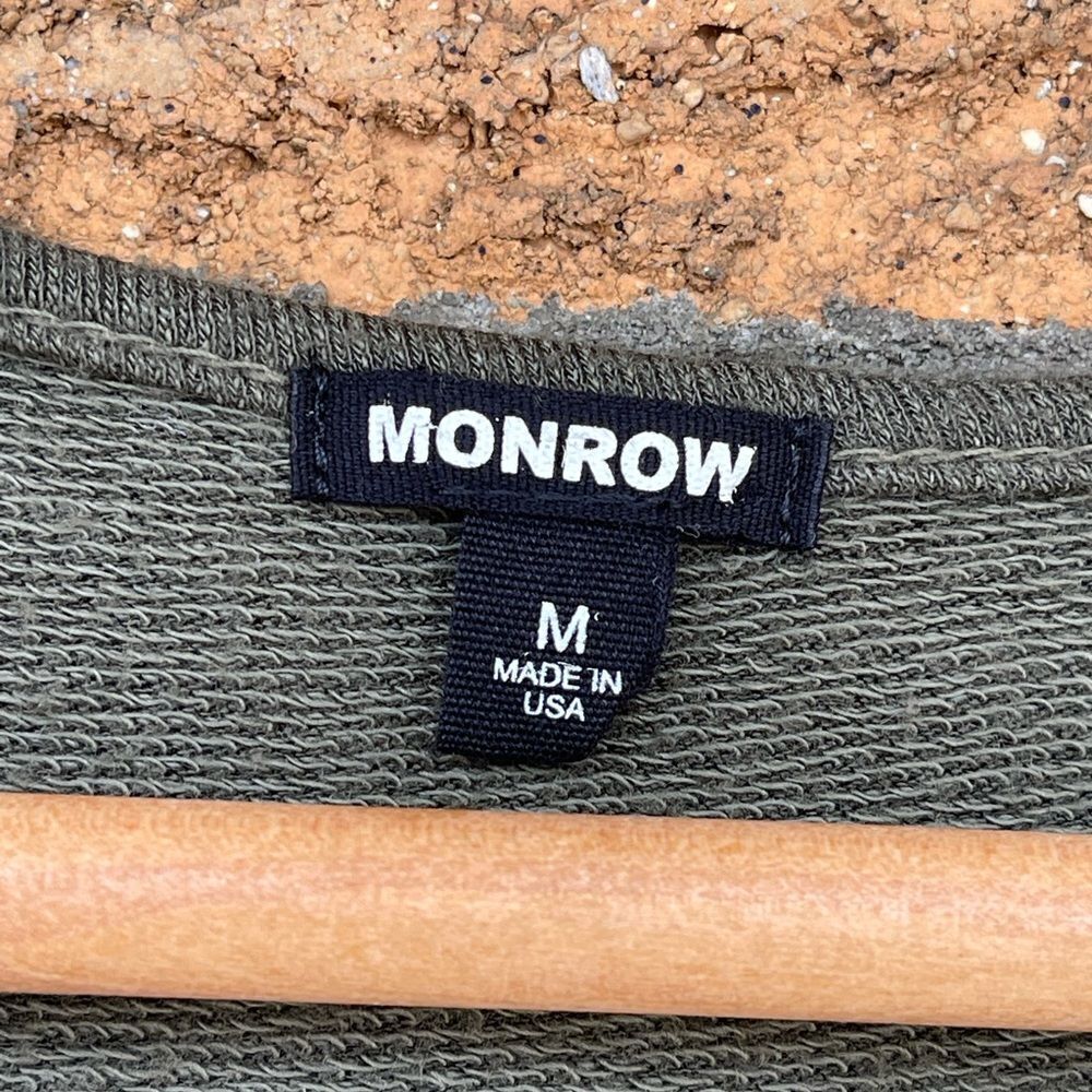 Monrow Supersoft V Dress in Hunter Green M - Picture 6 of 11
